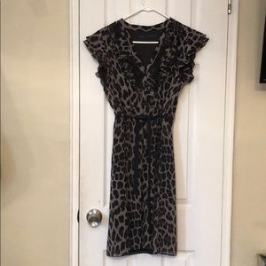 Zara leopard print dress